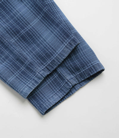 Gramicci O.G. Denim Plaid Pants in Indigo Checkered Plaid