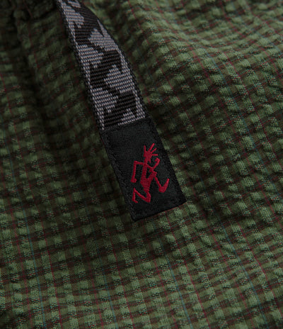 Gramicci OG Micro Plaid Seersucker G-Shorts in Mint