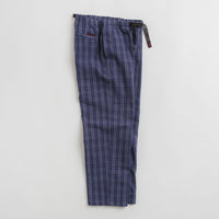 Gramicci OG Yarn Dye Dobby Plaid Jam Pants in Deep Twilight thumbnail