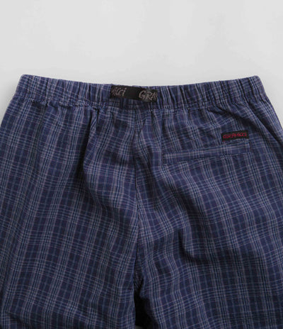 Gramicci OG Yarn Dye Dobby Plaid Jam Pants in Deep Twilight