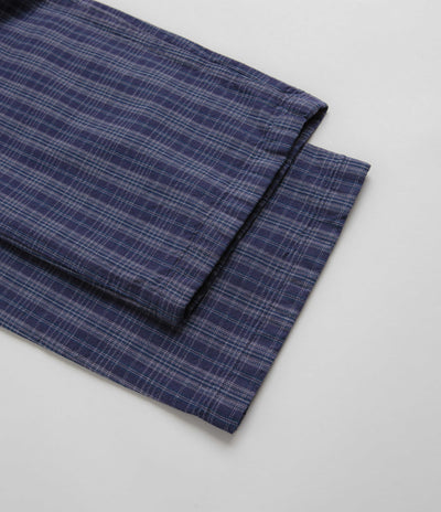 Gramicci OG Yarn Dye Dobby Plaid Jam Pants in Deep Twilight