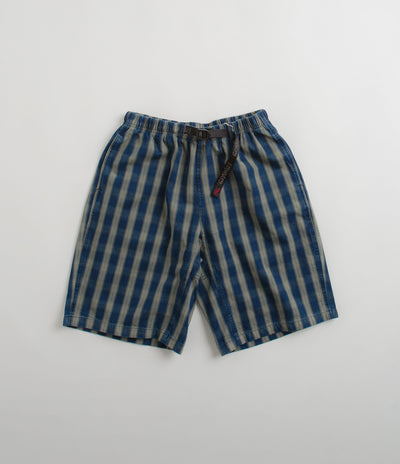 Gramicci OG Yarn Dye Shadow Plaid Jam Shorts - Blue