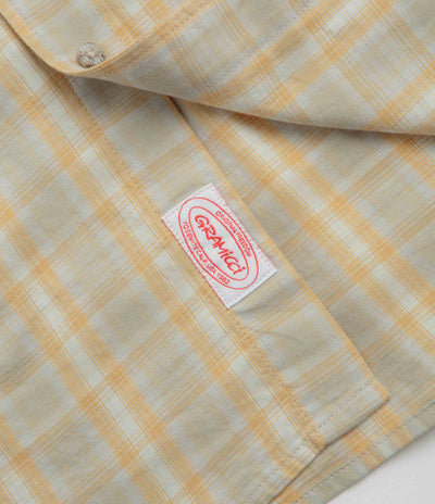 Gramicci Ombre Short Sleeve Shirt in Mustard