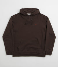 Gramicci One Point Hoodie in Dark Brown