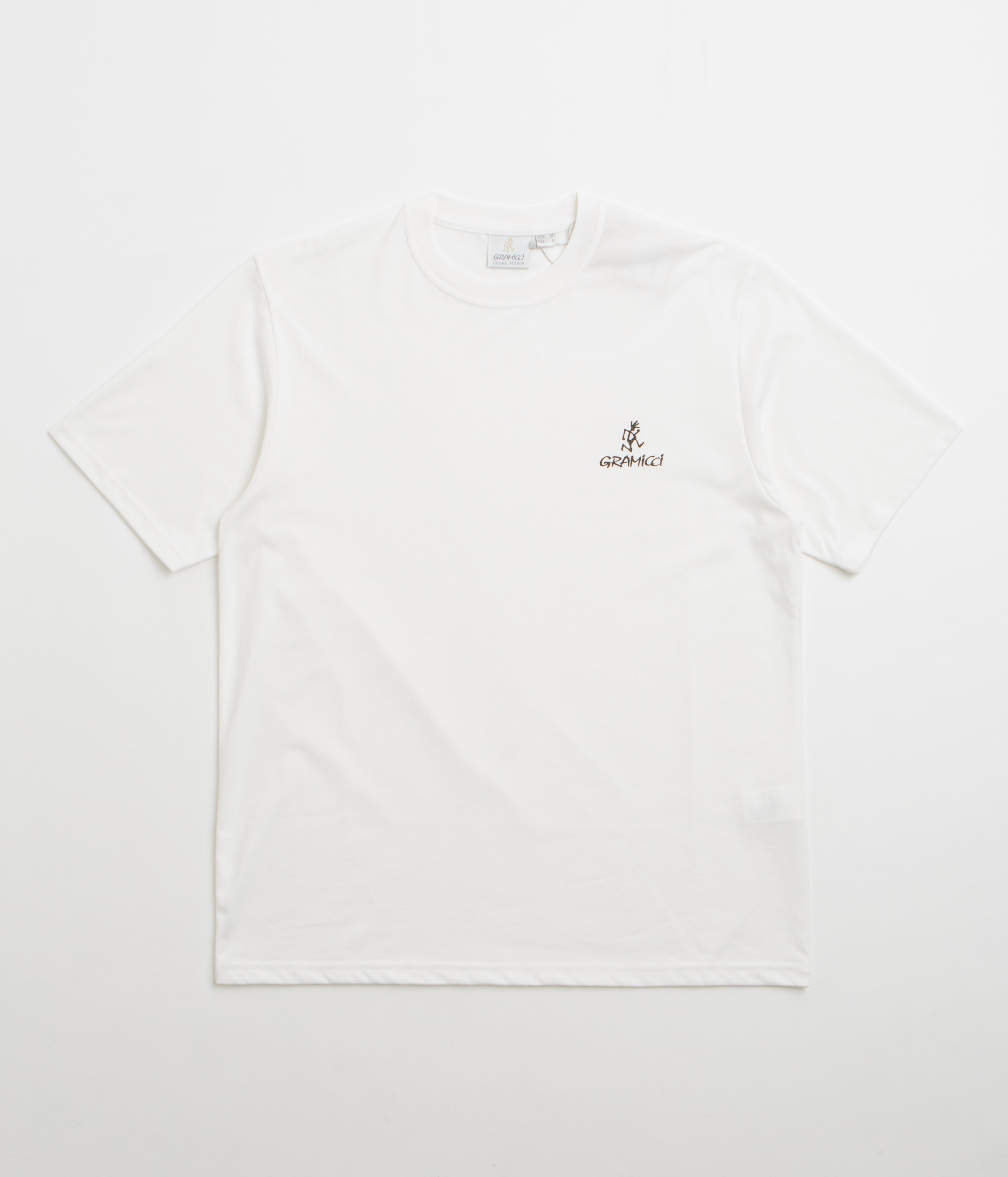 Gramicci One Point Logo T-Shirt in White