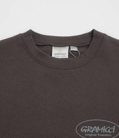 Gramicci Original Freedom Crewneck Sweatshirt - Deep Brown