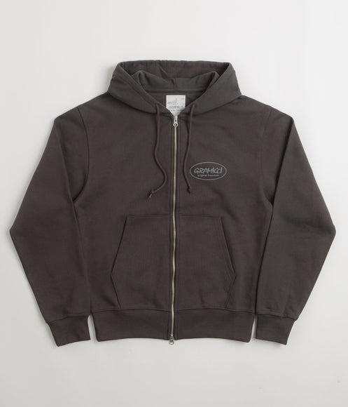 Gramicci Original Freedom Full Zip Hoodie - Deep Brown