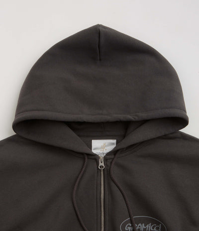 Gramicci Original Freedom Full Zip Hoodie - Deep Brown