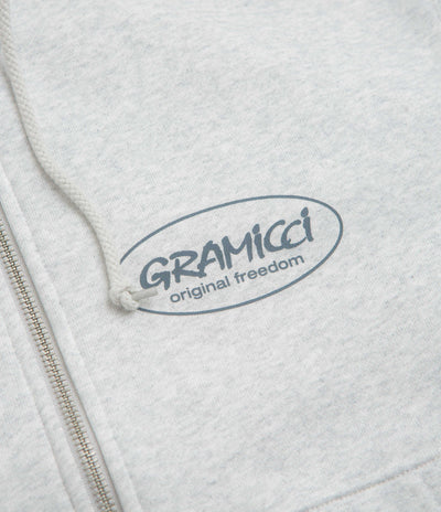 Gramicci Original Freedom Full Zip Hoodie - Heather Ash