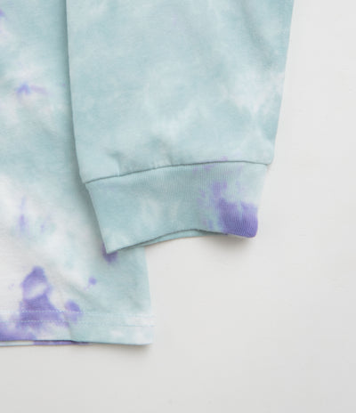 Gramicci Oval Long Sleeve T-Shirt in Blue Tie Dye