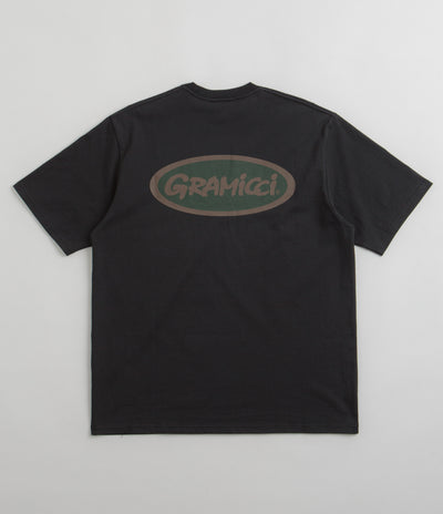 Gramicci Oval T-Shirt in Vintage Black and Green