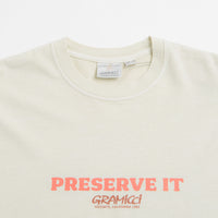 Gramicci Pigment Dye Footprints T-Shirt - Natural thumbnail