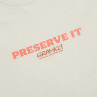 Gramicci Pigment Dye Footprints T-Shirt - Natural thumbnail