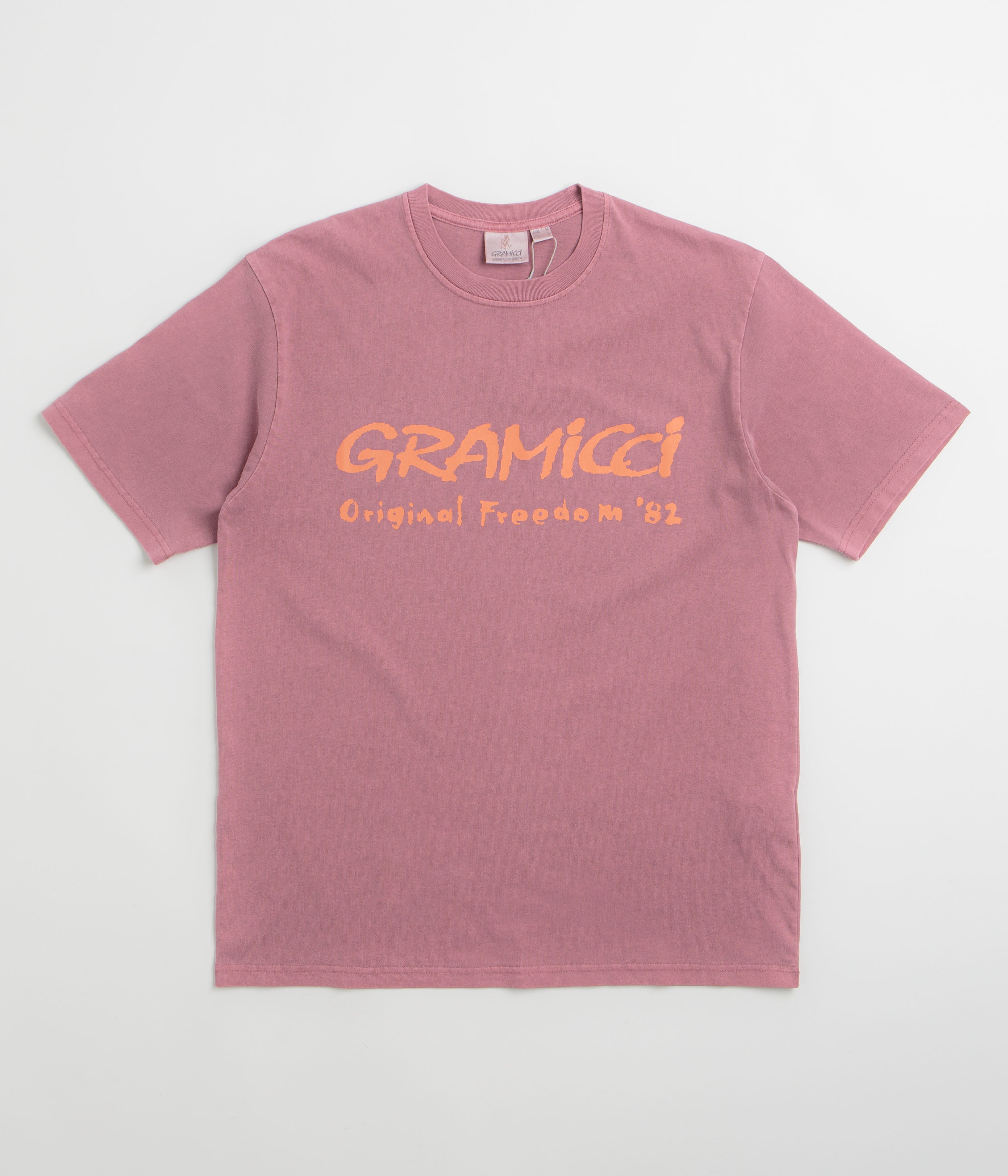 Gramicci Pigment Dye Freedom T-Shirt - Red