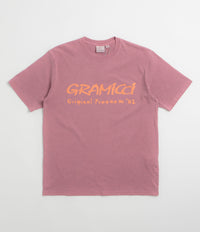 Gramicci Pigment Dye Freedom T-Shirt in Red