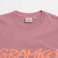 Gramicci Pigment Dye Freedom T-Shirt in Red thumbnail