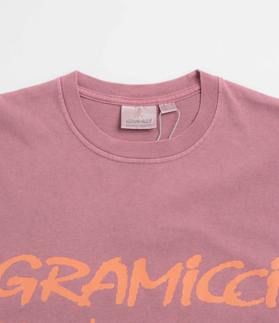 Gramicci Pigment Dye Freedom T-Shirt in Red