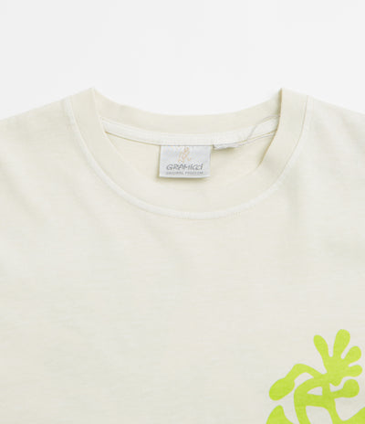 Gramicci Pigment Dye Running Man Long Sleeve T-Shirt - Natural