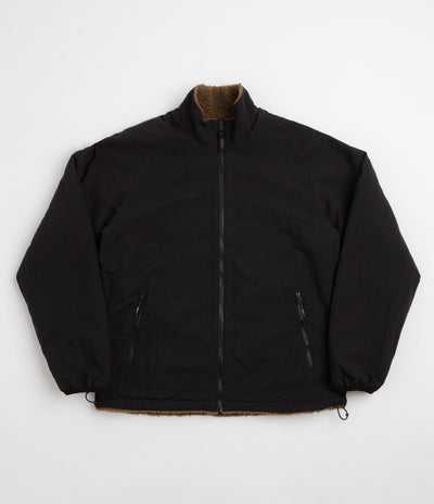 Gramicci Reversible Sherpa Jacket - Dark Brown / Black