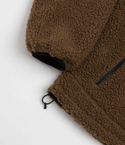 Gramicci Reversible Sherpa Jacket - Dark Brown / Black