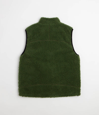 Gramicci Reversible Sherpa Vest - Olive / Navy