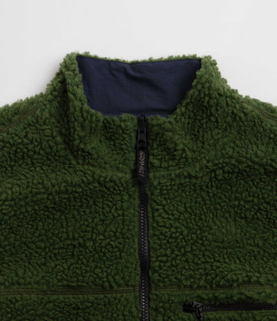 Gramicci Reversible Sherpa Vest - Olive / Navy