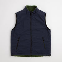 Gramicci Reversible Sherpa Vest - Olive / Navy thumbnail