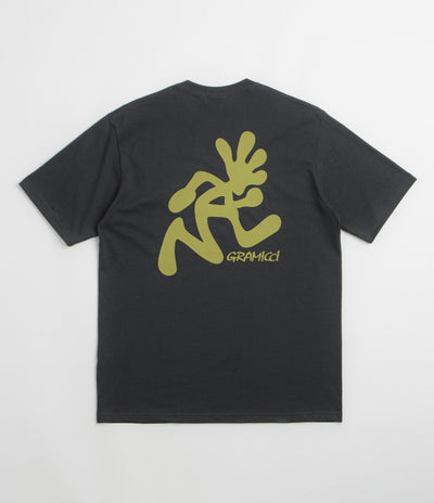 Gramicci Running Man T-Shirt in Vintage Black
