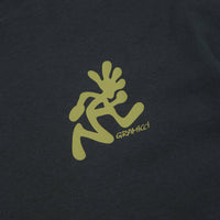 Gramicci Running Man T-Shirt in Vintage Black thumbnail