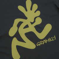 Gramicci Running Man T-Shirt in Vintage Black thumbnail