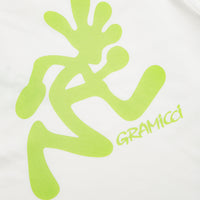 Gramicci Running Man T-Shirt in White thumbnail