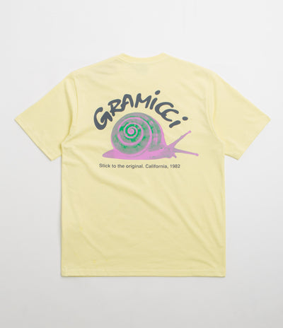 Gramicci Snail T-Shirt - Lemon