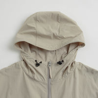 Gramicci Softshell Nylon Hooded Jacket in Stone Grey thumbnail