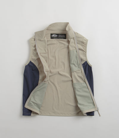 Gramicci Softshell Nylon Vest in Stone Grey