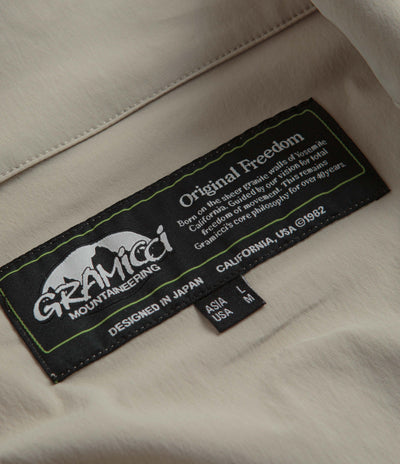 Gramicci Softshell Nylon Vest in Stone Grey