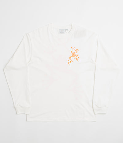 Gramicci Sticky Hands Long Sleeve T-Shirt in White