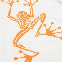 Gramicci Sticky Hands Long Sleeve T-Shirt in White thumbnail