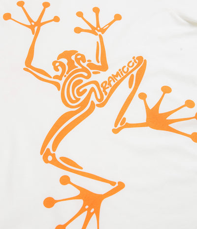 Gramicci Sticky Hands Long Sleeve T-Shirt in White