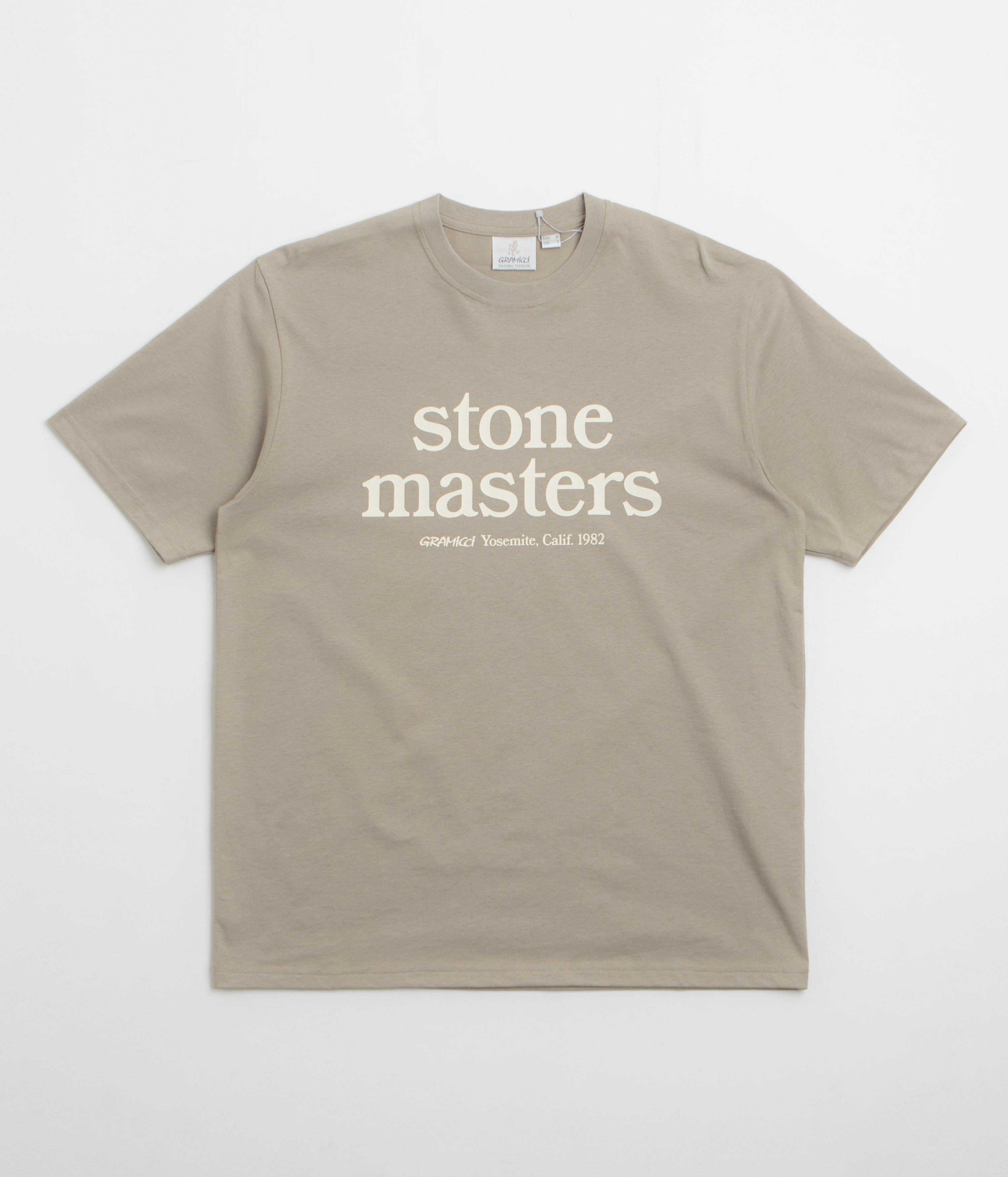 Gramicci Stonemasters T-Shirt in Khaki