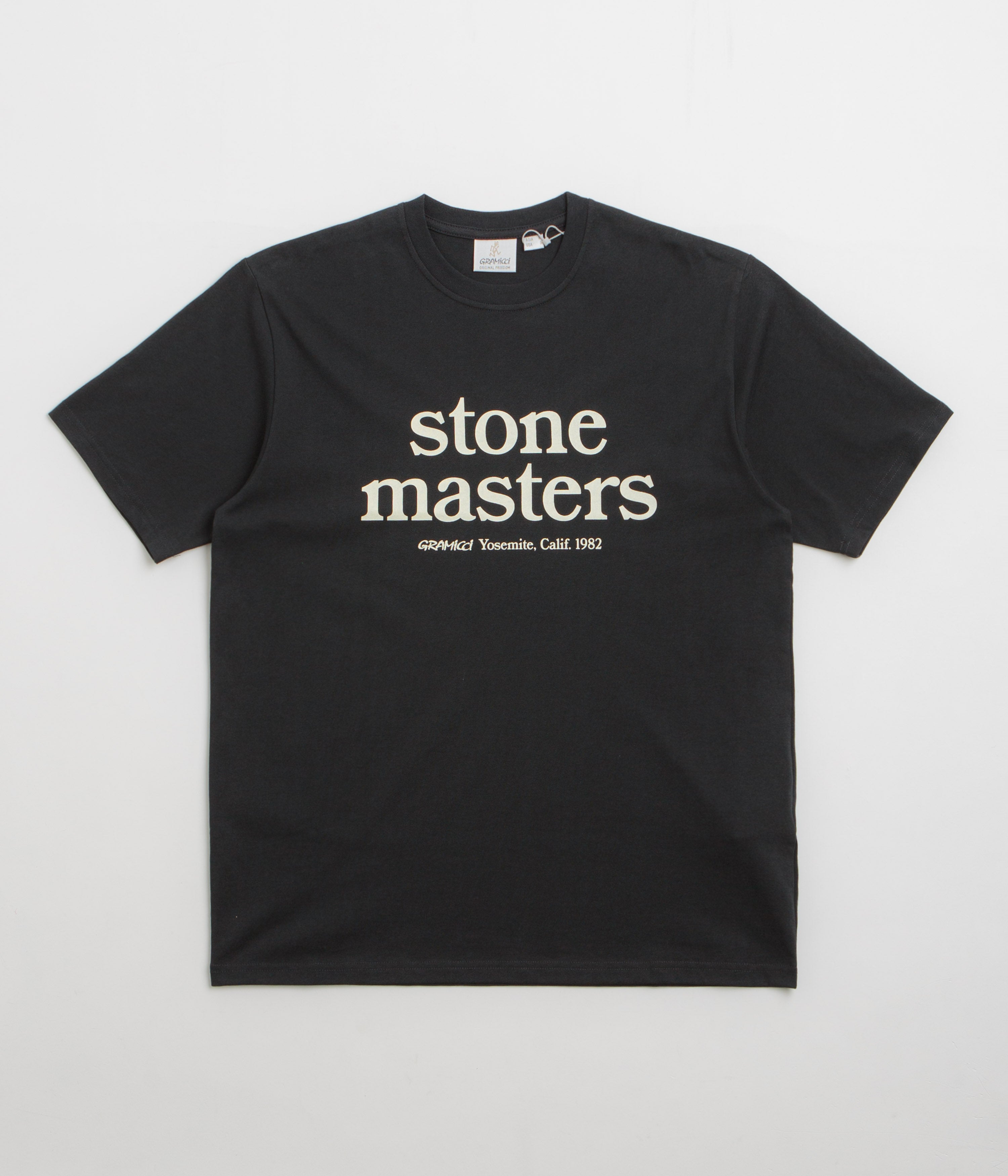 Gramicci Stonemasters T-Shirt in Vintage Black
