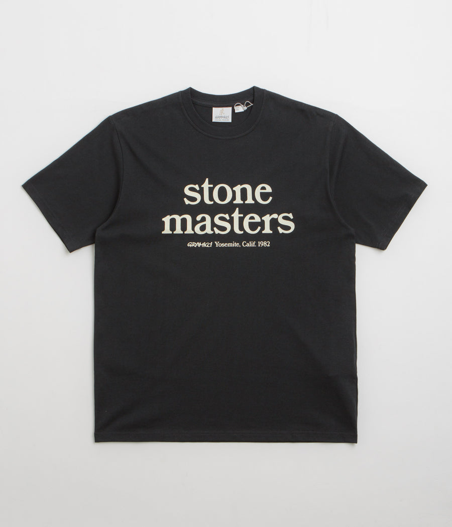 Gramicci Stonemasters T-Shirt in Vintage Black