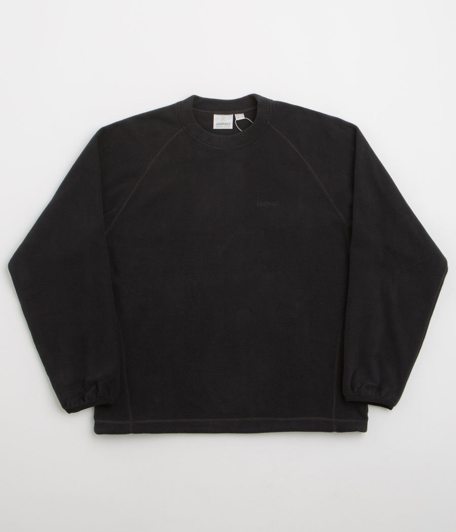 Gramicci Thermal Fleece Crewneck Sweatshirt in Black
