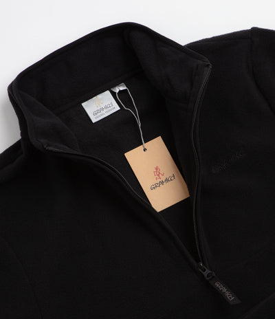 Gramicci Thermal Fleece Half Zip Sweatshirt - Black