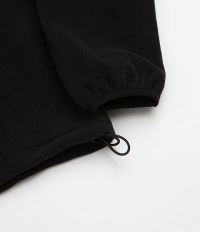 Gramicci Thermal Fleece Half Zip Sweatshirt - Black
