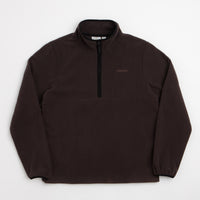 Gramicci Thermal Fleece Half Zip Sweatshirt - Deep Brown thumbnail