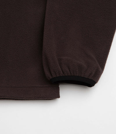 Gramicci Thermal Fleece Half Zip Sweatshirt - Deep Brown