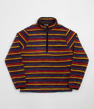 Gramicci Thermal Fleece Half Zip Sweatshirt - Multi-Stripe