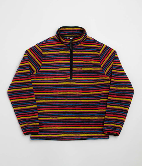 Gramicci Thermal Fleece Half Zip Sweatshirt - Multi-Stripe