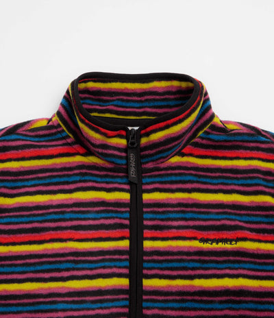 Gramicci Thermal Fleece Half Zip Sweatshirt - Multi-Stripe
