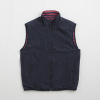 Gramicci Thermal Fleece Reversible Vest in Berry Stripe thumbnail